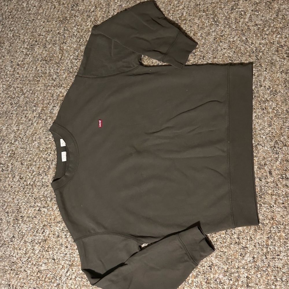 Levi's Dark Green Crewneck Sweatshirt